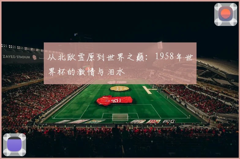 从北欧雪原到世界之巅：1958年世界杯的激情与泪水